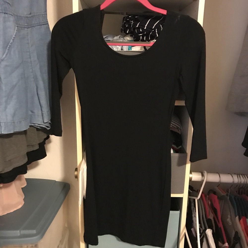 Nollie Black bodycon dress